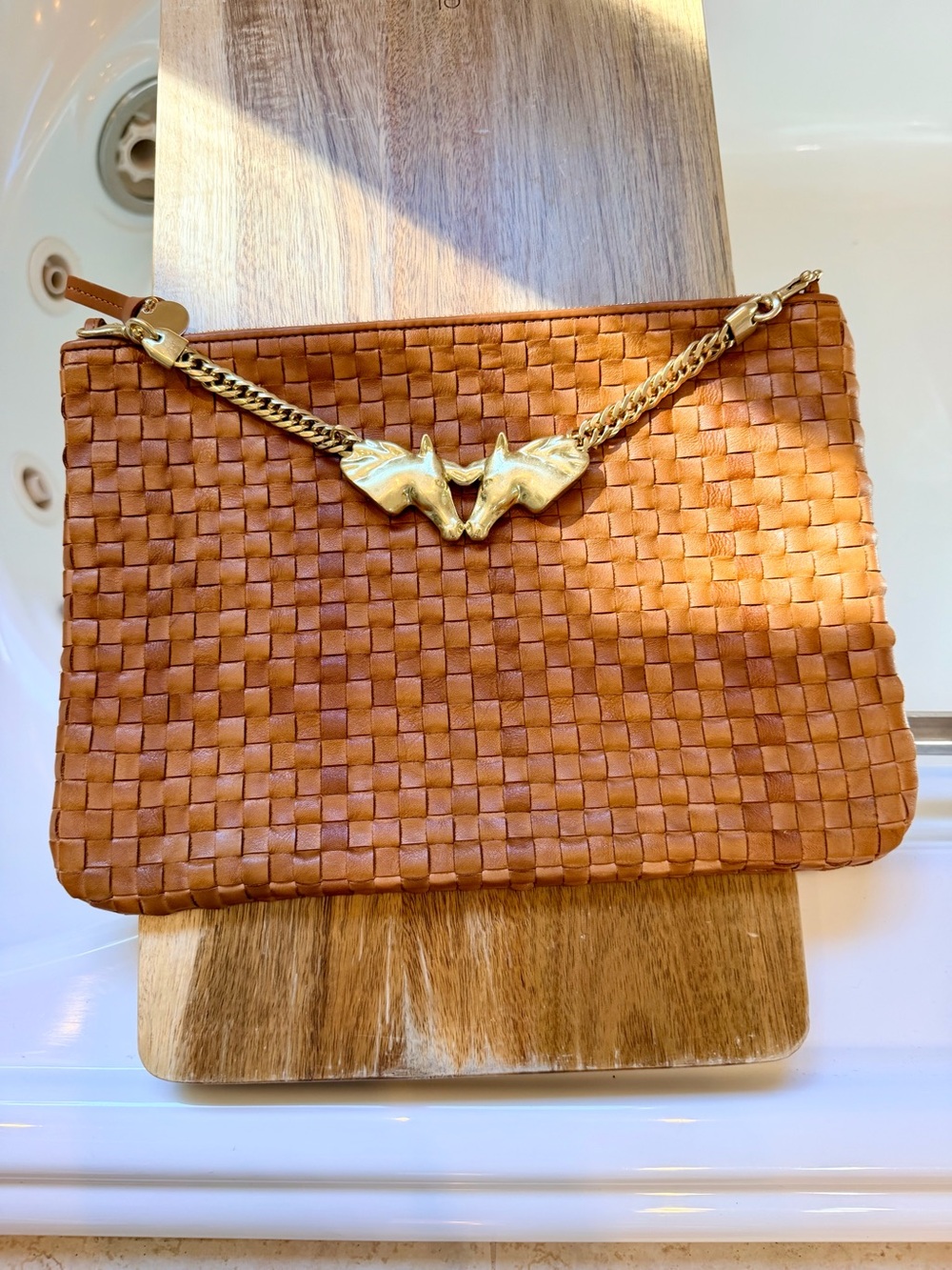 Clare V Flat Clutch w/tabs NWT $295 +
Clare V top handle Strap NWT $195